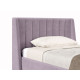 Кровать с подъемным механизмом Одри 120х200, лаванда велюр
