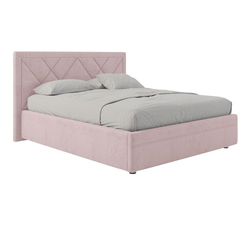 Кровать с подъемным механизмом Мелинда 140х200, кремовый велюр