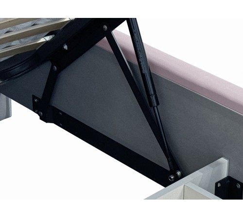 Кровать с подъемным механизмом Нейми 120х200, кремовый велюр