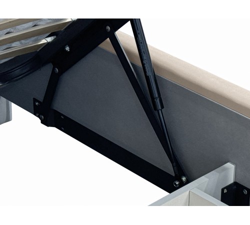 Кровать с подъемным механизмом Нейми 120х200, кремовый велюр