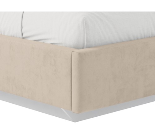 Кровать с подъемным механизмом Нейми 120х200, кремовый велюр