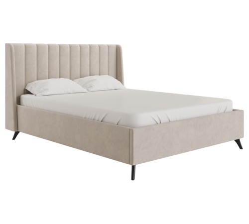 Кровать с подъемным механизмом Холли 140х200, какао велюр + Матрас Status S 24 double 140х200