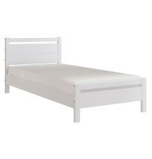 Кровать Массив Сосны Браун Белый античный + Пружинный матрас Optima S 21 relax