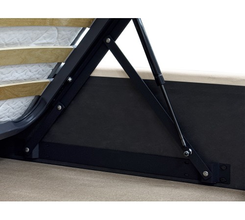 Кровать с подъемным механизмом Мелинда 140х200, кремовый велюр