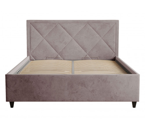 Кровать с подъемным механизмом Хлоя 140х200, изумрудный велюр