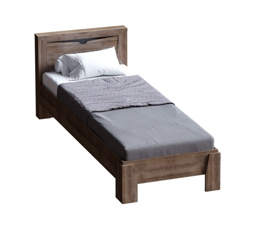 Кровать Соренто 120х200 см, дуб бонифаций