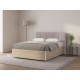 Кровать с подъемным механизмом Джулия 120х200, ясень анкор светлый/кремово-серый