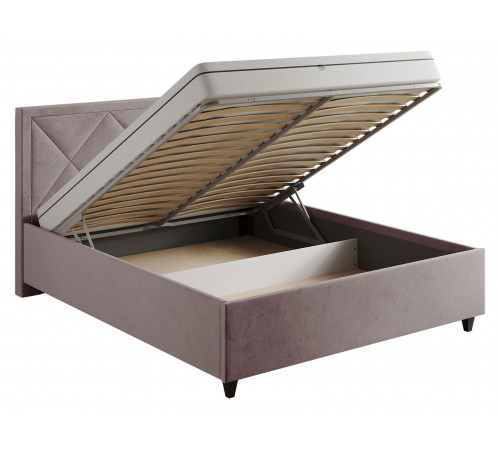 Кровать с подъемным механизмом Хлоя 140х200, изумрудный велюр