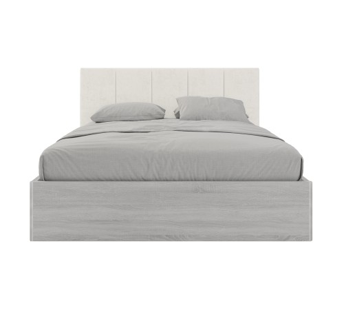 Кровать с подъемным механизмом Джулия 120х200, ясень анкор светлый/кремово-серый