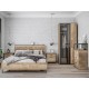 Кровать с подъемным механизмом Трувор 11.34 N 160х200, дуб гранж песочный/интра