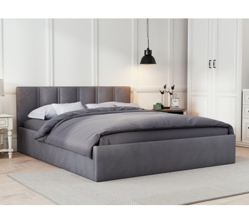 Кровать с подъемным механизмом Корсо 120х200, какао велюр + Матрас Optima S 20 double 120х200