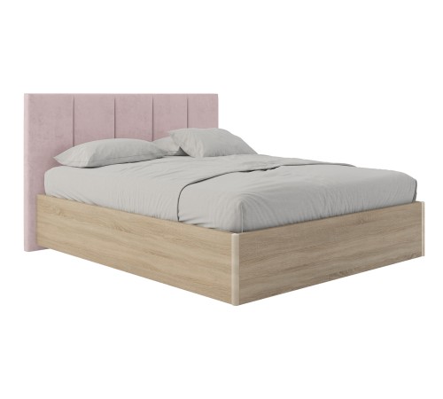 Кровать с подъемным механизмом Джулия 120х200, ясень анкор светлый/кремово-серый