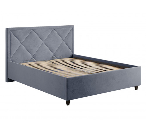 Кровать с подъемным механизмом Хлоя 140х200, изумрудный велюр