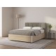Кровать с подъемным механизмом Джулия 120х200, ясень анкор светлый/кремово-серый
