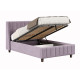 Кровать с подъемным механизмом Одри 120х200, лаванда велюр