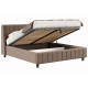 Кровать с подъемным механизмом Одри 180х200, какао велюр