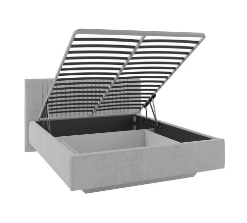 Кровать с подъемным механизмом Нейми 120х200, кремовый велюр