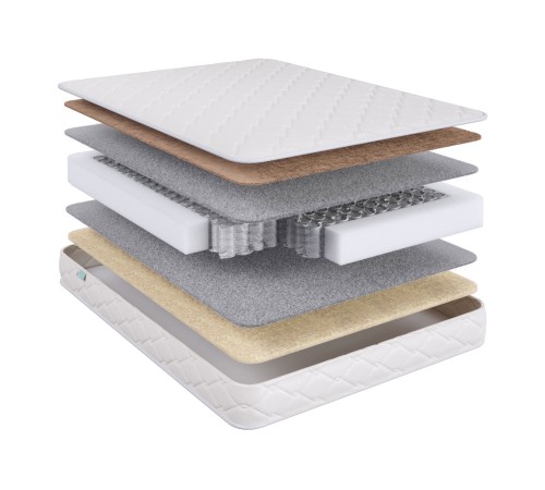 Кровать София с ящиками 120х200, белый + Матрас First SХ 19 120х200