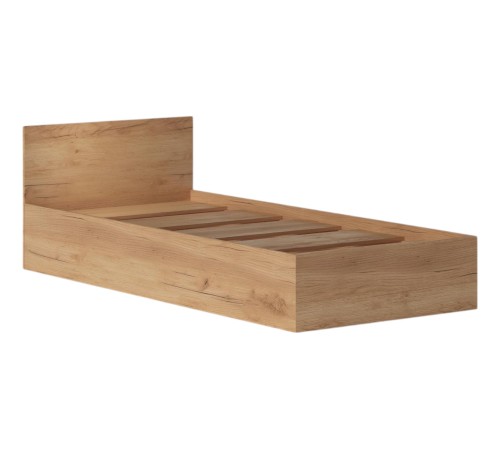 Кровать Ньерд 90х200, дуб вотан