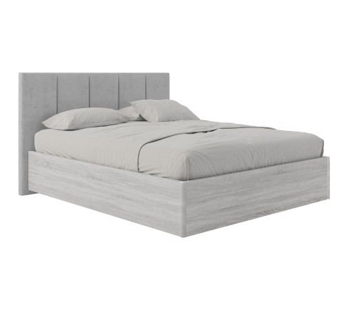 Кровать с подъемным механизмом Джулия 120х200, ясень анкор светлый/кремово-серый