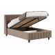 Кровать с подъемным механизмом Одри 120х200, какао велюр