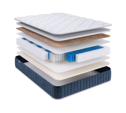 Кровать с подъемным механизмом Холли 140х200, какао велюр + Матрас Status S 24 double 140х200