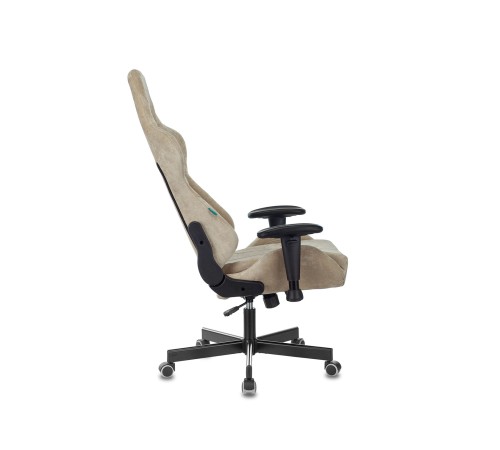 1372994 Кресло игровое Бюрократ VIKING KNIGHT LT21 FABRIC песочный крестовина металл