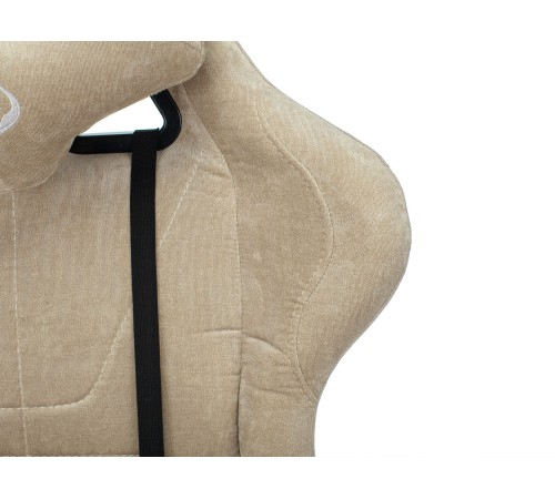 1372994 Кресло игровое Бюрократ VIKING KNIGHT LT21 FABRIC песочный крестовина металл