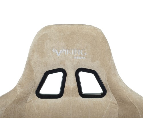 1372994 Кресло игровое Бюрократ VIKING KNIGHT LT21 FABRIC песочный крестовина металл