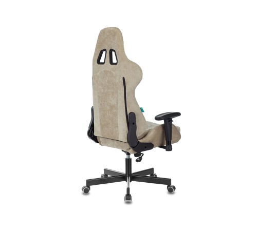 1372994 Кресло игровое Бюрократ VIKING KNIGHT LT21 FABRIC песочный крестовина металл