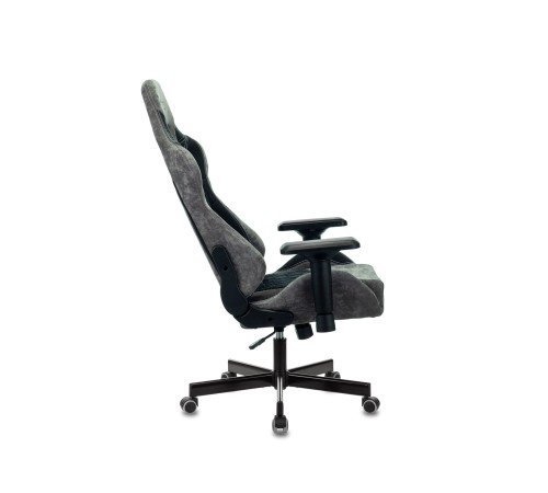1382453 Кресло игровое Бюрократ VIKING 7 KNIGHT B FABRIC черный текстиль/эко.кожа крестовина металл