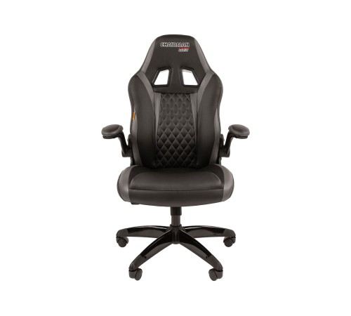 7069666 Игровое кресло Chairman game 15, черный/серый