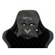 1382453 Кресло игровое Бюрократ VIKING 7 KNIGHT B FABRIC черный текстиль/эко.кожа крестовина металл