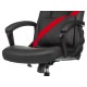 1485774 Кресло игровое ZOMBIE DRIVER RED, Черный, искусственная кожа / Красный, искусственная кожа