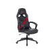 1485774 Кресло игровое ZOMBIE DRIVER RED, Черный, искусственная кожа / Красный, искусственная кожа
