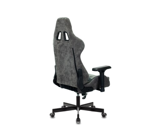 1382453 Кресло игровое Бюрократ VIKING 7 KNIGHT B FABRIC черный текстиль/эко.кожа крестовина металл