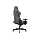 1382453 Кресло игровое Бюрократ VIKING 7 KNIGHT B FABRIC черный текстиль/эко.кожа крестовина металл