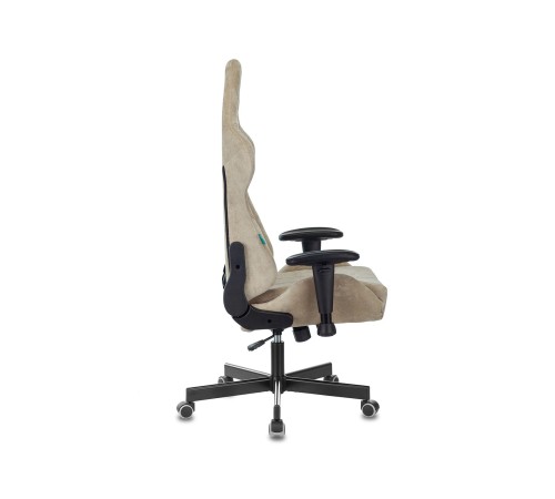 1372994 Кресло игровое Бюрократ VIKING KNIGHT LT21 FABRIC песочный крестовина металл