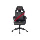 1485774 Кресло игровое ZOMBIE DRIVER RED, Черный, искусственная кожа / Красный, искусственная кожа