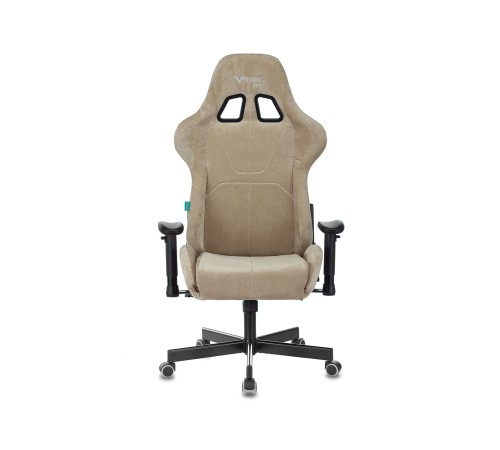 1372994 Кресло игровое Бюрократ VIKING KNIGHT LT21 FABRIC песочный крестовина металл