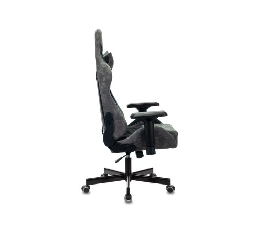 1382453 Кресло игровое Бюрократ VIKING 7 KNIGHT B FABRIC черный текстиль/эко.кожа крестовина металл