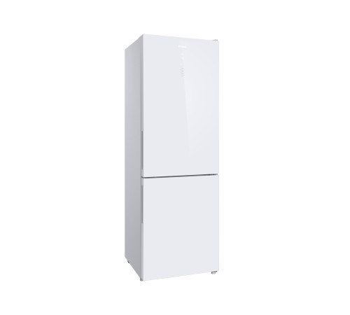 Холодильник KORTING KNFC 61869 GW, белое стекло