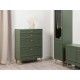 Комод Марион 16.249, дымчатый зеленый/олива шагрень