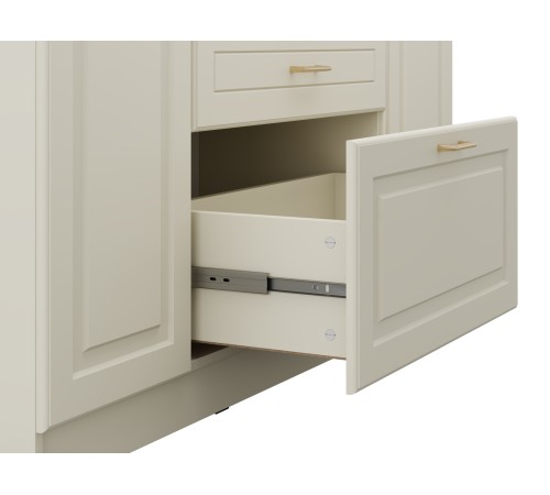 Комод Лорето 3 ящ 2 дв, слоновая кость