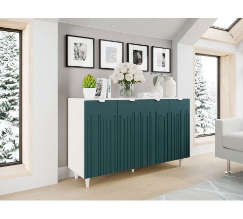 Комод Лиам, бриз софт/белый жемчуг