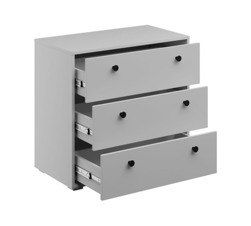 Комод Отис 3 ящ без надстройки, белый