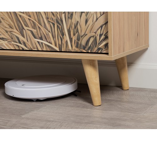 Комод Току, гикори Рокфорд натуральный/белый шагрень