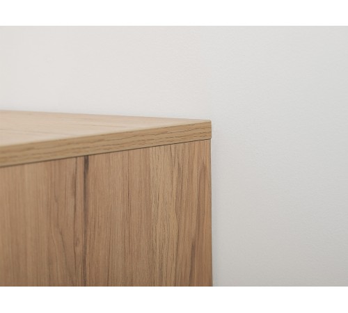 Комод Току, гикори Рокфорд натуральный/белый шагрень