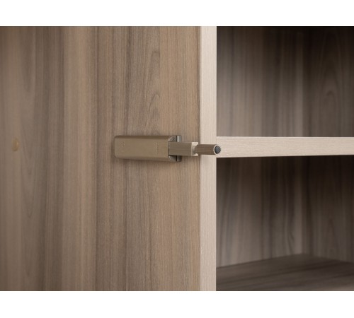 Комод Тайл 1 дв 2 ящ, сатин/эмили блаш