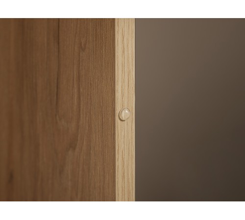 Комод Току, гикори Рокфорд натуральный/белый шагрень